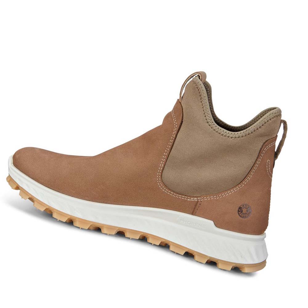 Women's Ecco Exostrike Chelsea Gtx Boots Brown | SG 11WNB